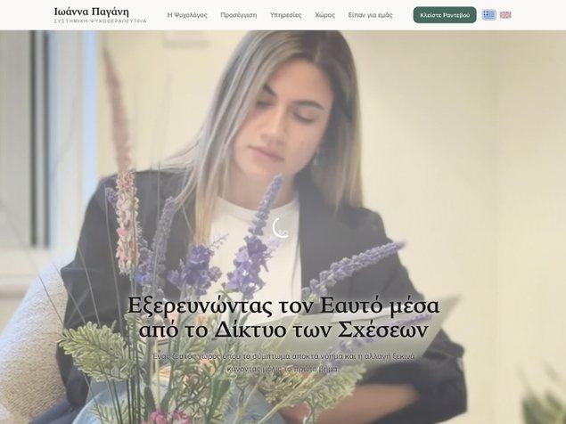 Ιωάννα Παγάνη — Ψυχολόγος & Συστημική Ψυχοθεραπεύτρια